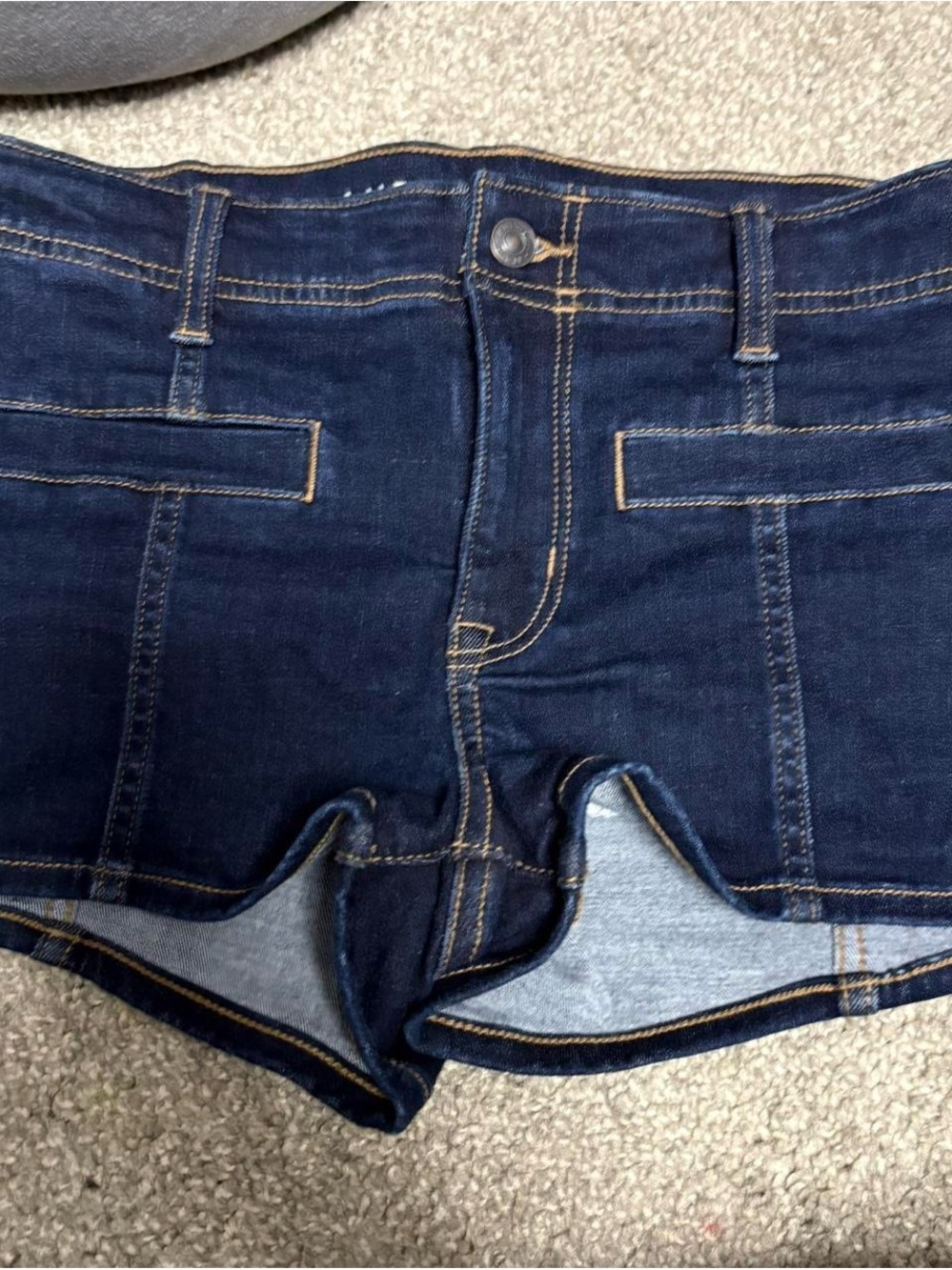 American Eagle Outfitters Dark Indigo Denim Shorts